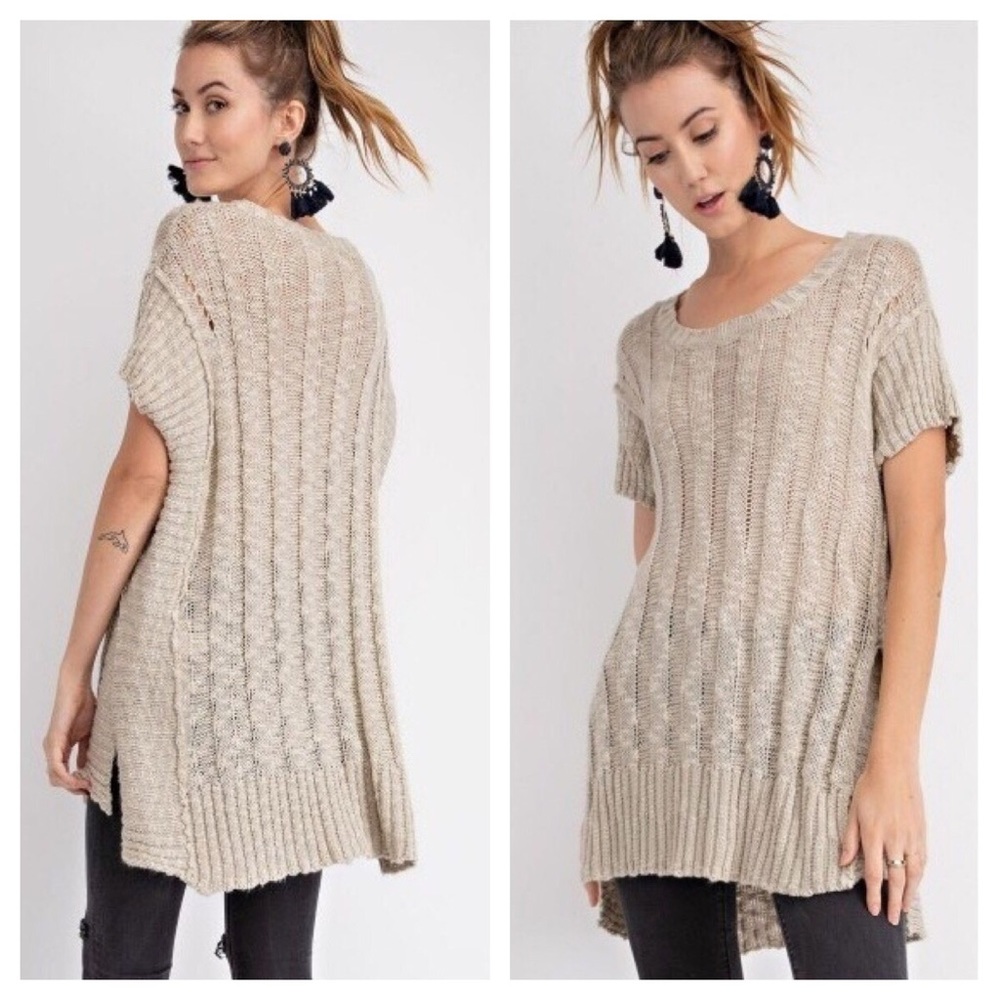 Oversized Knit Chunky Sweater